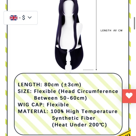 DokiDoki Anime The Apothecary Diaries Cosplay Jinshi Wig Long Purple Hair - Picture 2 of 5